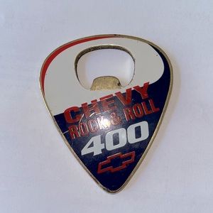 Collectible! Chevy  Rock $ Roll 400 souvenir bottle opener .